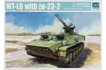 Збірна модель 1/35 Бронетранспортер МТ-ЛБ із зенітною установкою ЗУ-23-2 TR09618 фото