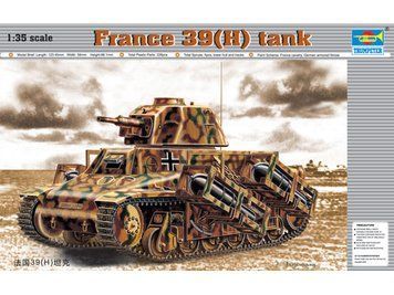 Збірна модель Франції 39(H) TANK SA 38 37-мм гарматою TR00352 фото
