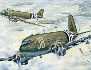 Збірна модель транспортного літака C-47A "Skytrain" TR02828 фото