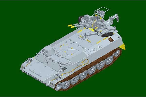 Збірна модель 1/35 Бронетранспортер МТ-ЛБ із зенітною установкою ЗУ-23-2 TR09618 фото