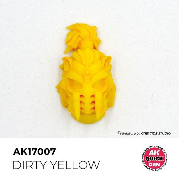 Акрилова фарба DIRTY YELLOW / Брудно-жовтий QUICK GEN COLOR AK-Interactive AK 17007 AK17007 фото