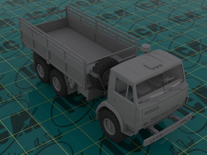 Радянський шестиколісний армійський вантажний автомобіль ICM35001 фото