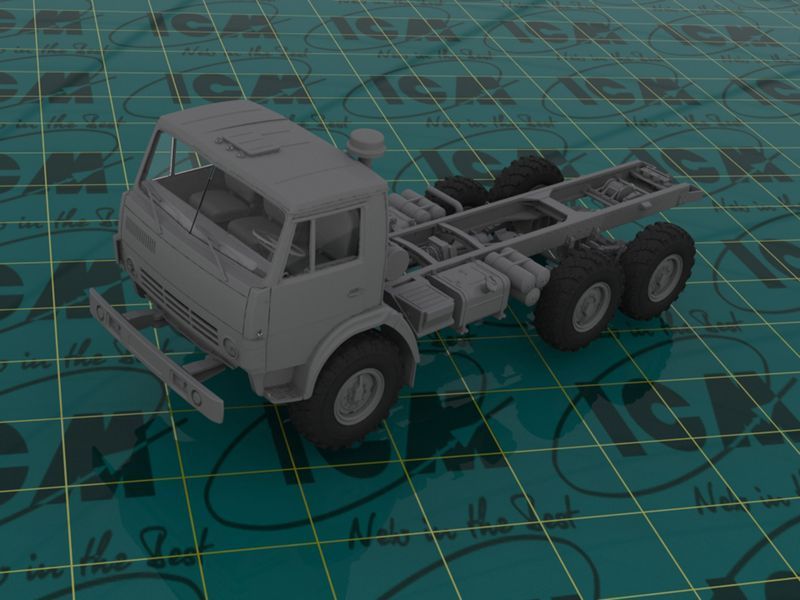 Радянський шестиколісний армійський вантажний автомобіль ICM35001 фото