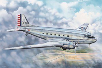 Збірна модель транспортного літака C-48C "Skytrain" TR02829 фото