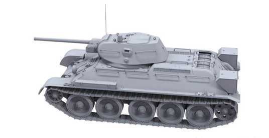 Збірна модель радянського танка T-34 BT009 фото