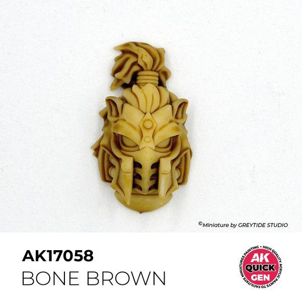 Акрилова фарба BONE BROWN / Коричнева кістка QUICK GEN COLOR AK-Interactive AK 17058 AK17058 фото
