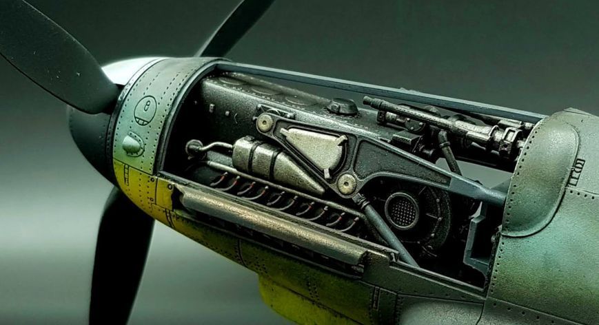 Збірна модель німецького літака BF109 G6 BF-001 фото