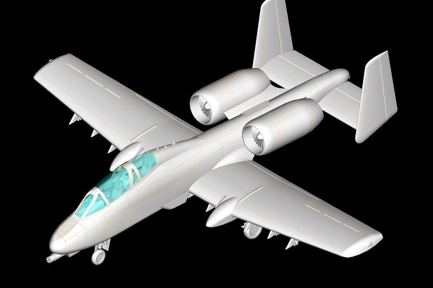 Збірна модель винищувача N/AW A-10A THUNDERBOLT II HB80267 фото