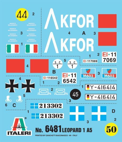 Leopard 1A5 1:35 ITALERI (IT6481) IT6481 фото