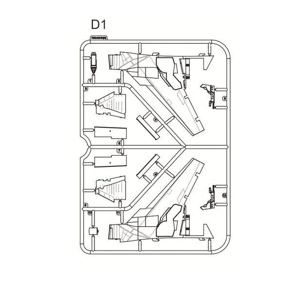 Збірна модель 1/48 Літак F-101A/C Voodoo KH80115 фото