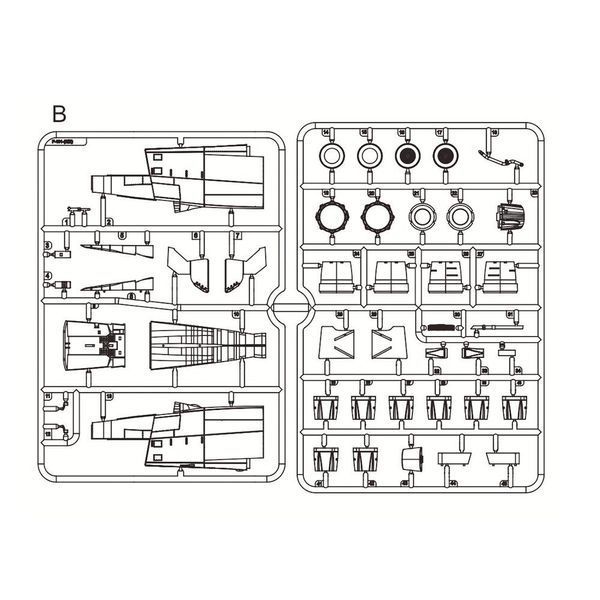 Збірна модель 1/48 Літак F-101A/C Voodoo KH80115 фото