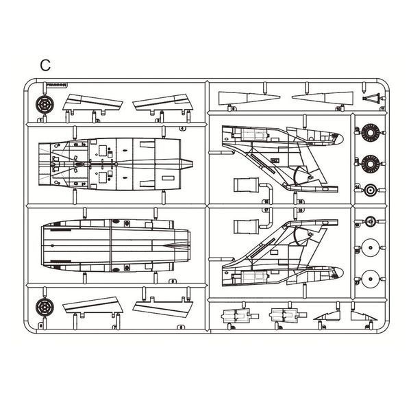Збірна модель 1/48 Літак F-101A/C Voodoo KH80115 фото