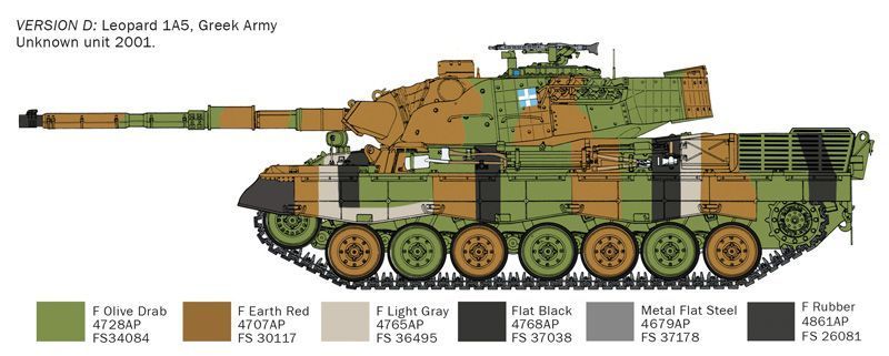 Leopard 1A5 1:35 ITALERI (IT6481) IT6481 фото