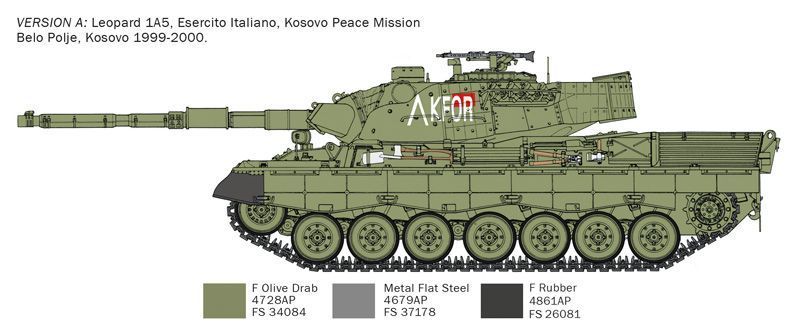 Leopard 1A5 1:35 ITALERI (IT6481) IT6481 фото