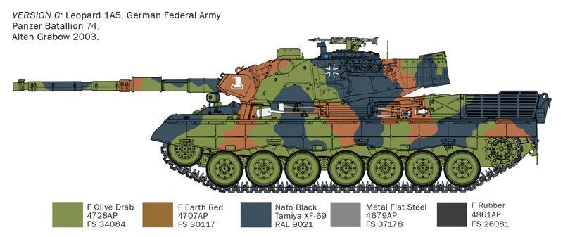 Leopard 1A5 1:35 ITALERI (IT6481) IT6481 фото
