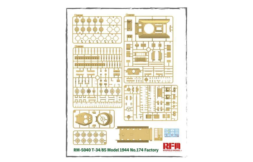 Збірна модель 1/35 радянський танк T-34/85 модель 1944 року №174 RM-5040 фото