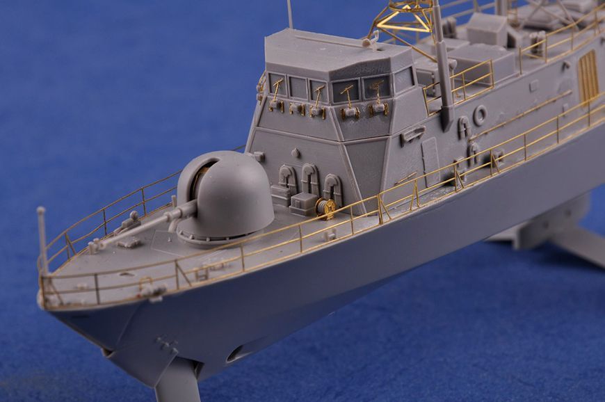 Збірна модель американського військового корабля USS Pegasus PHM-1 HB82005 фото