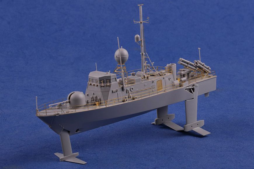 Збірна модель американського військового корабля USS Pegasus PHM-1 HB82005 фото