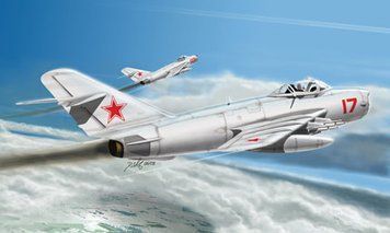 Збірна модель винищувача MiG-17 PFU Fresco E HB80337 фото