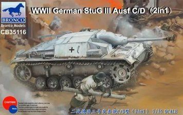 Збірна модель німецької Stug III Ausf C/D часів Другої світової війни. CB35116 фото