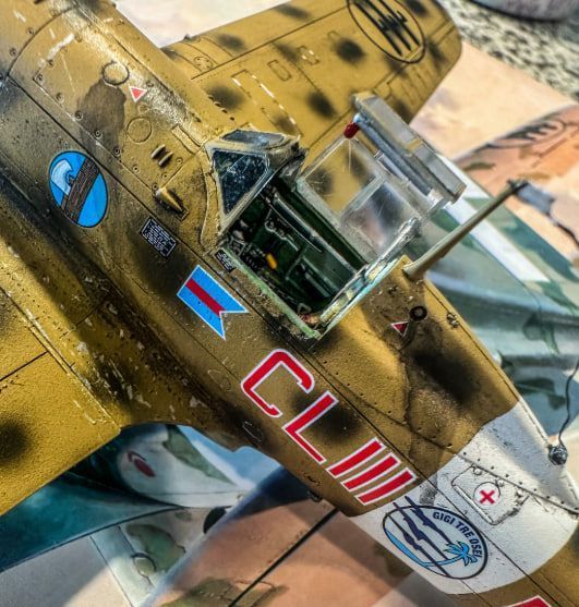 Збірна модель 1/48 італійський винищувач Macchi C.202 Folgore Hasegawa 09132 HS09132 фото