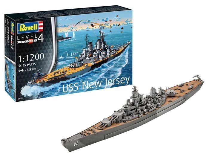 Подарунковий набір з клеєм та фарбами 1:1200 авіаносець USS Enterprise CV-6 Revell 75824 REV75824 фото