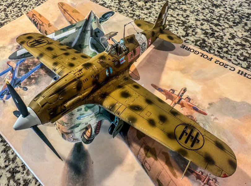 Збірна модель 1/48 італійський винищувач Macchi C.202 Folgore Hasegawa 09132 HS09132 фото