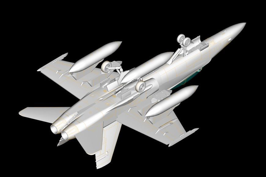 Збірна модель винищувача F/A-18D HORNET-F/A-18D HB80269 фото