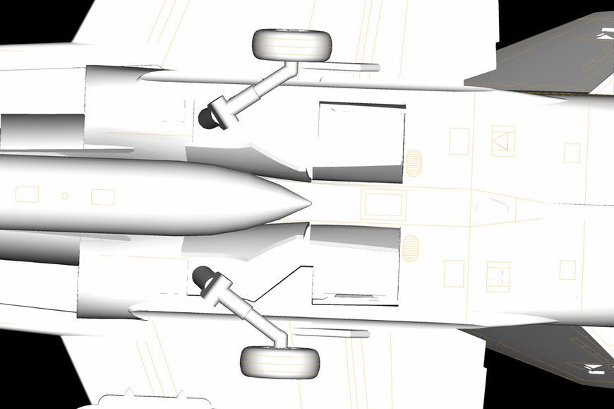 Збірна модель винищувача F/A-18D HORNET-F/A-18D HB80269 фото