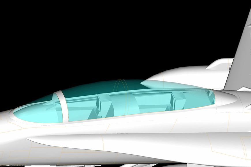 Збірна модель винищувача F/A-18D HORNET-F/A-18D HB80269 фото
