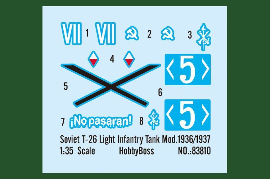 Soviet T-26 Light Infantry Tank Mod.1936/1937 HB83810 фото