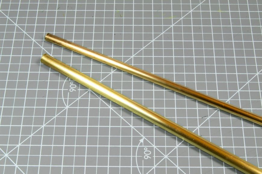 BRASS PIPES 3.0MM &Oslash;. 2 UNITS / Латунні трубки 3мм AK9123 фото