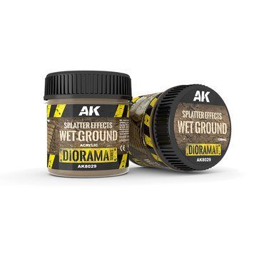 Splatter Effects Wet Ground 100ml / Паста для створення ефектів бризок і скупчень мокрої землі AK8029 фото