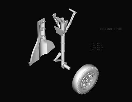 Збірна модель американського винищувача F6F-3 Hellcat Early Version HB80338 фото
