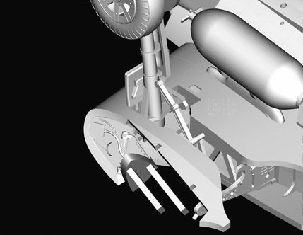 Збірна модель американського винищувача F6F-3 Hellcat Early Version HB80338 фото