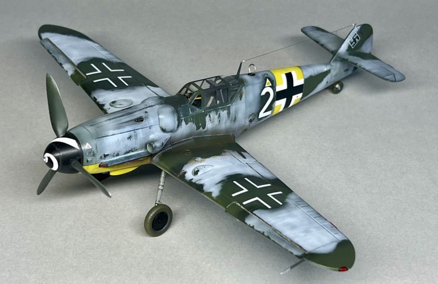 Збірна модель 1/48 німецький винищувач Messerschmitt Bf109G-6 Густав 6 Hasegawa 09147 HS09147 фото