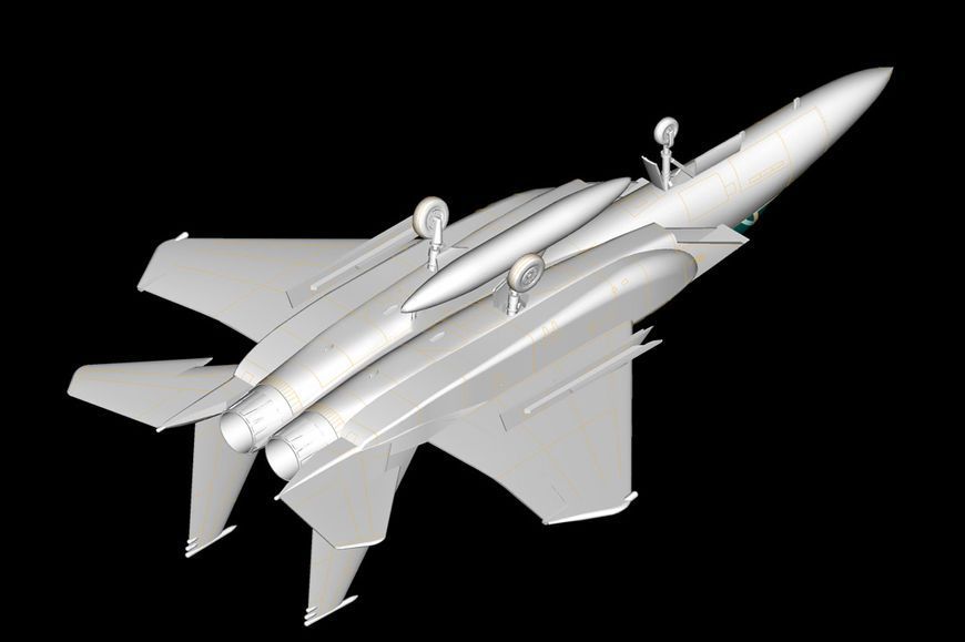 Збірна модель американського винищувача F-15C Eagle Fighter HB80270 фото