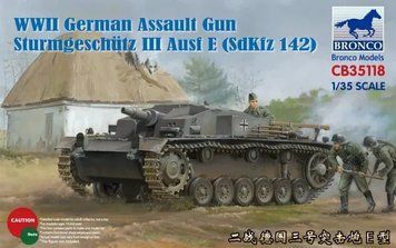 Збірна модель німецької Sturmgesch&uuml;tz III Ausf E (SdKfz 142) CB35118 фото