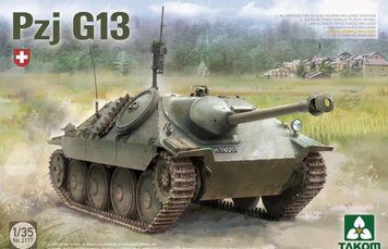 Збірна модель 1/35 САУ Pzj G13 Hetzer Takom 2177 TK2177 фото