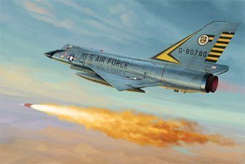 Збірна модель американського винищувача F-106A Delta Dart TR01682 фото