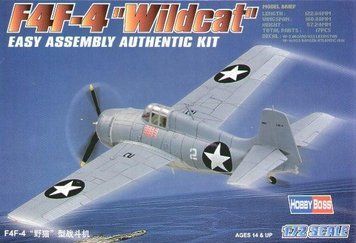 Збірна модель американського винищувача F4F-4 "Wildcat" HB80220 фото
