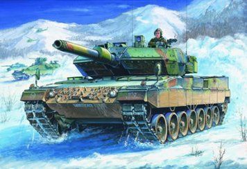 Збірна модель німецького танка Leopard 2 A5/A6 HB82402 фото