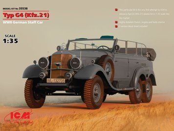 Typ G4 (Kfz.21), німецький штабний автомобіль ІІ МВ ICM35538 фото