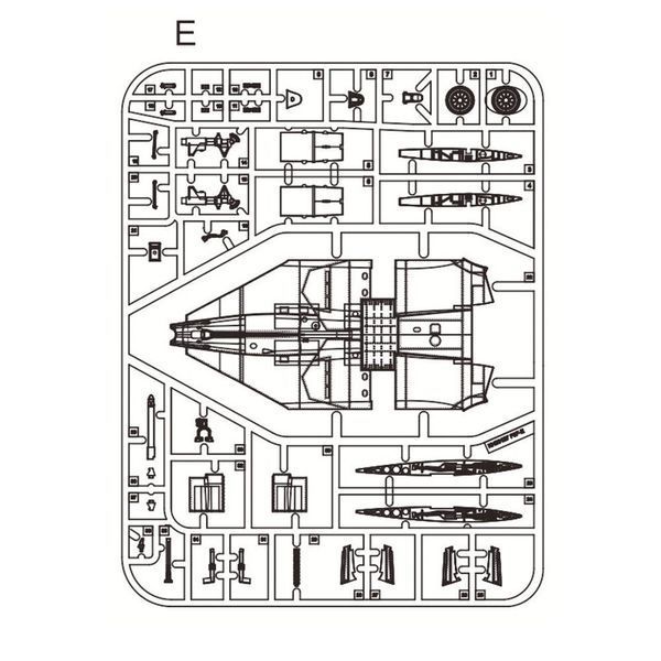 Збірна модель Літак 1/48 F9F-8/F9F-8P "Cougar" (2 in 1) KH80127 фото