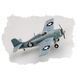 Збірна модель американського винищувача F4F-4 "Wildcat" HB80220 фото 2