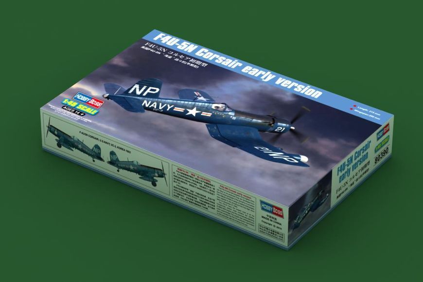 Збірна модель американського винищувача F4U-5N Corsair early version HB80390 фото