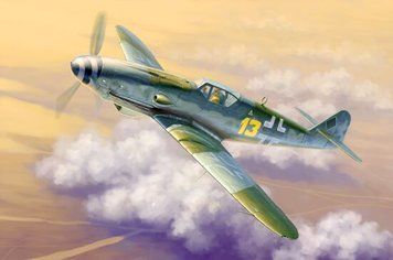 Збірна модель німецького винищувача Messerschmitt Bf 109K-4 TR02299 фото