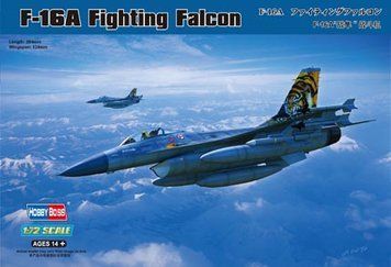 Збірна модель американського винищувача F-16A Fighting Falcon HB80272 фото