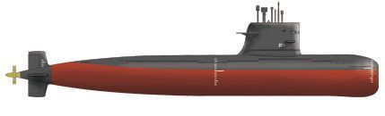 Збірна модель підводного човна PLA Navy Type 039 Song class SSG HB82001 фото