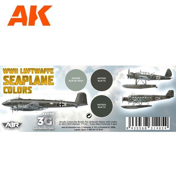 WWII LUFTWAFFE SEAPLANE COLORS / КОЛЬОРИ ГІДРОСАМОЛІТІВ ЛЮФТВАФФЕ ЧАСІВ ДРУГОЇ СВІТОВОЇ ВІЙНИ AK11721 фото
